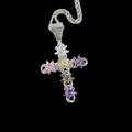 Radiant Guardian Cross Necklace