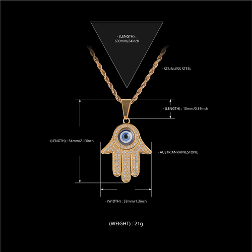 Fatima's Eye Necklace