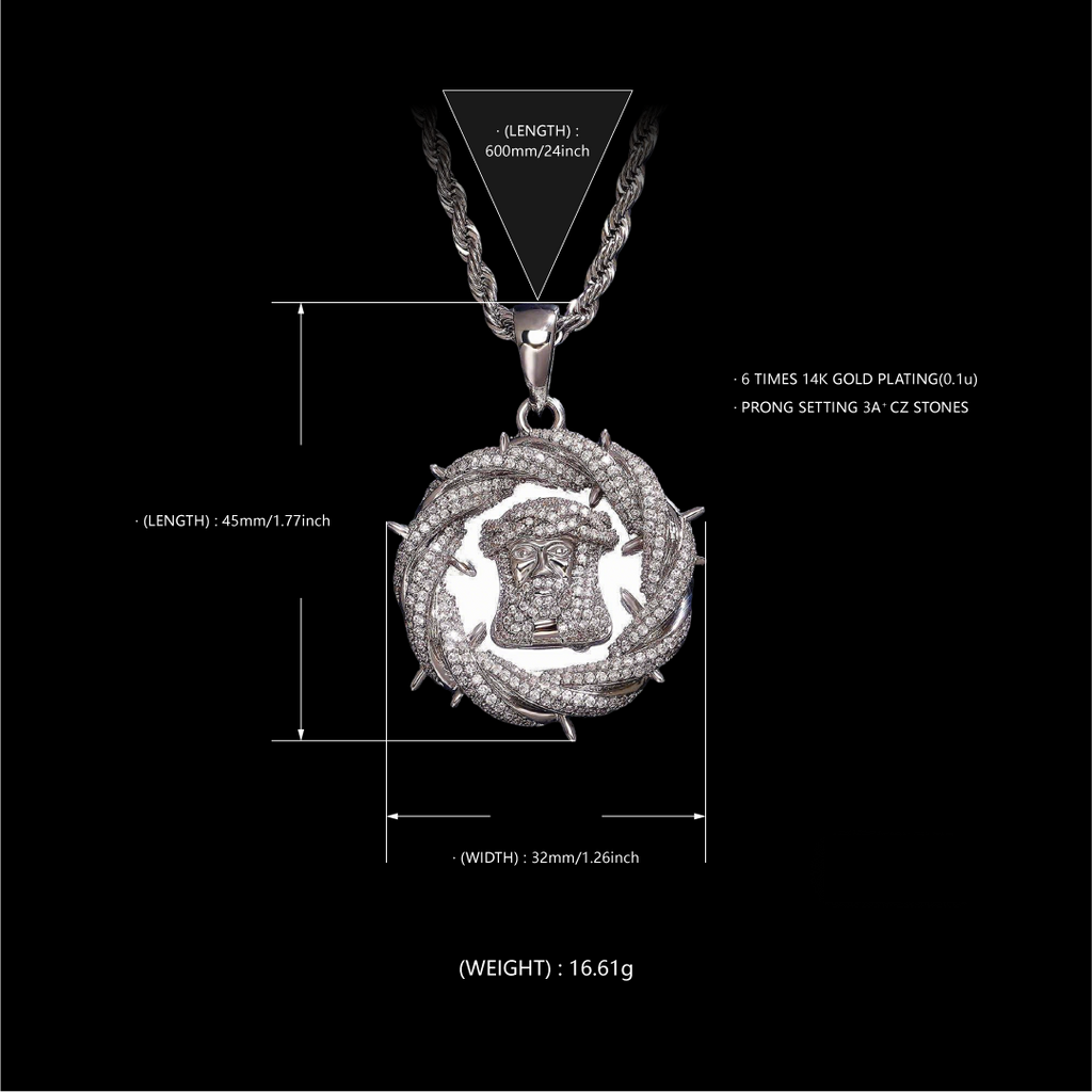 Thorn Wreath Icon Necklace